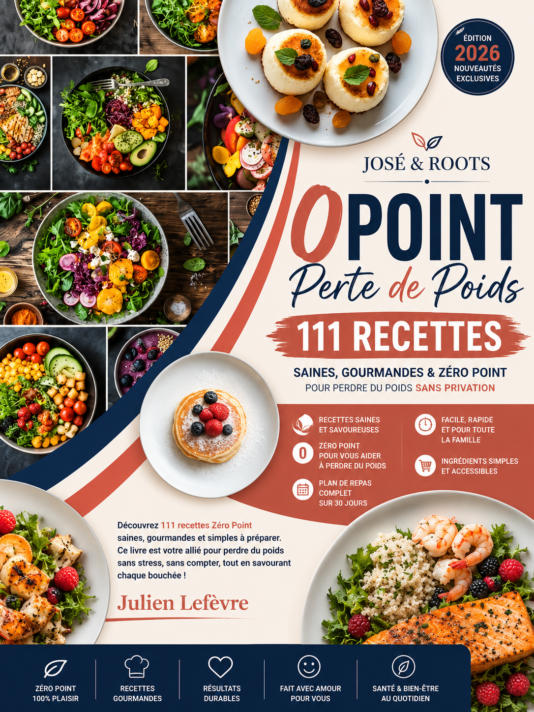 THE JOSÉ & ROOTS GUIDE — 111 Weight Loss Recipes / 30-Day Meal Plan