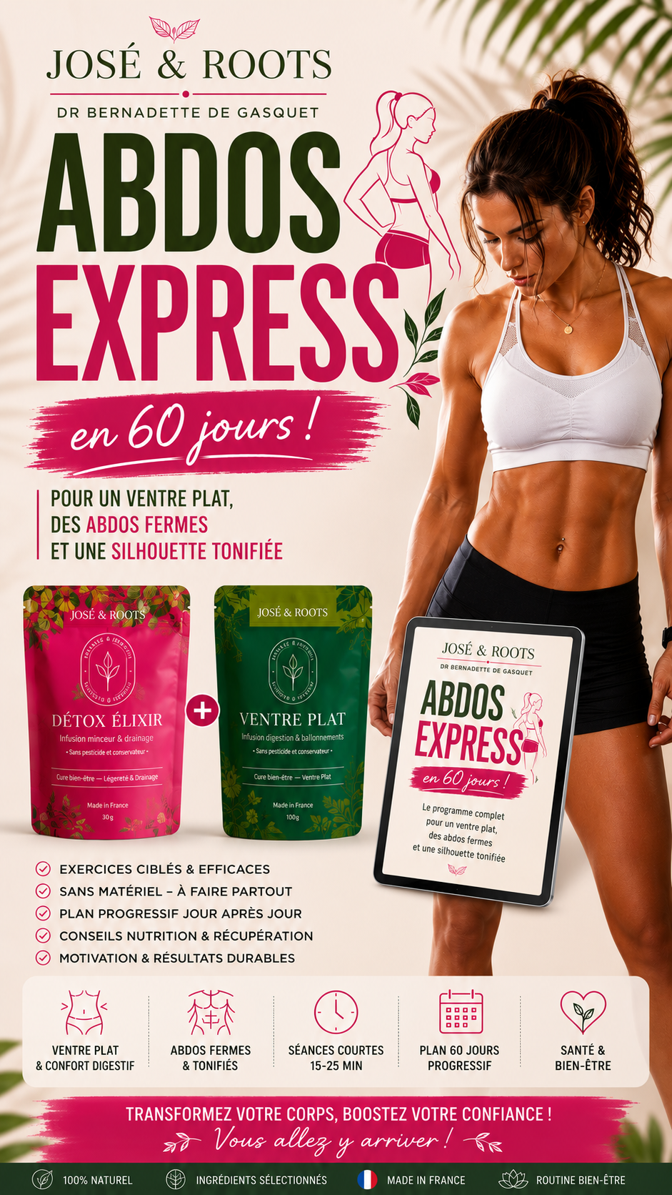 TRIO MINCEUR ULTIME — Thé Détox + Ventre Plat + E-Book ABS EXPRESS  🇫🇷