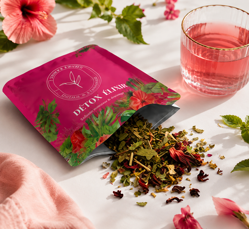 J&R Elixir – Thé Détox Express Minceur & Draineur Naturel | Confort & légèreté au quotidien 🇫🇷